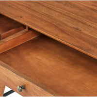 Pina Wooden Study Table (Natural)
