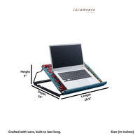 Bunai Handowen Laptop Stand (Blue and Multicolor)