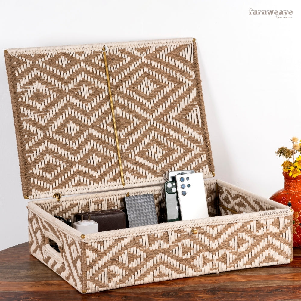 Bunai Handwoven Multipurpose Handcrafted Storage Box (#17)